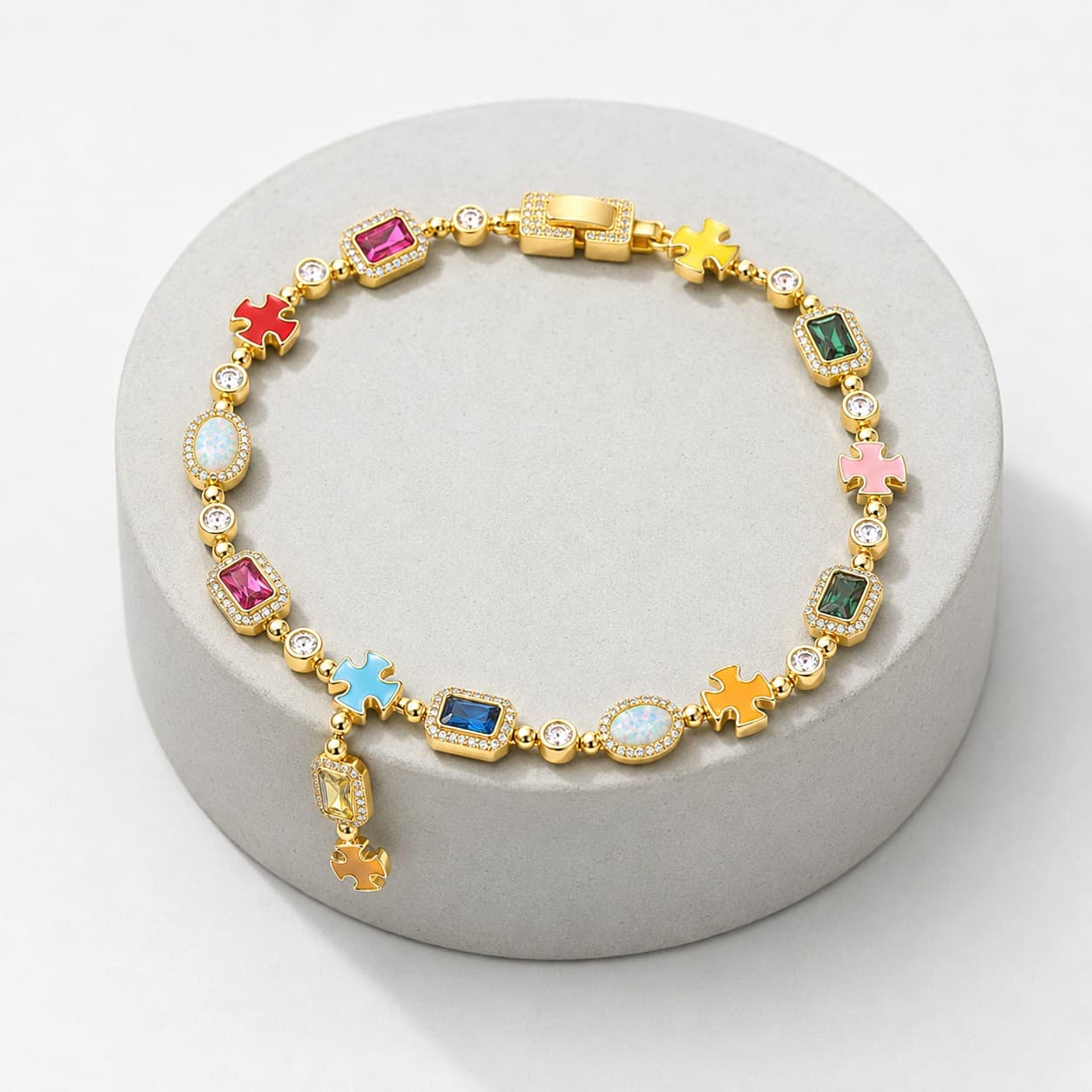 Croix Gemstone Armband